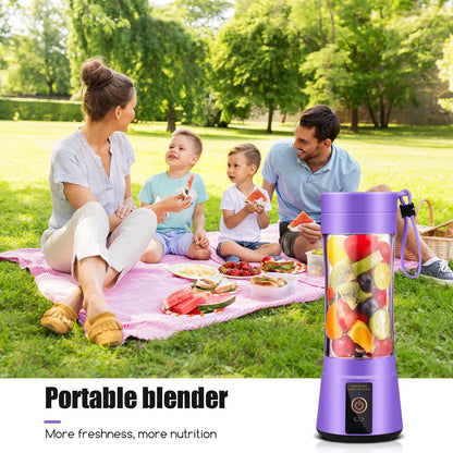 308Ml Portable Juicer for Fruit Smoothie Shake Juice, Personal Portable Blender Cup USB Rechargeable Travel