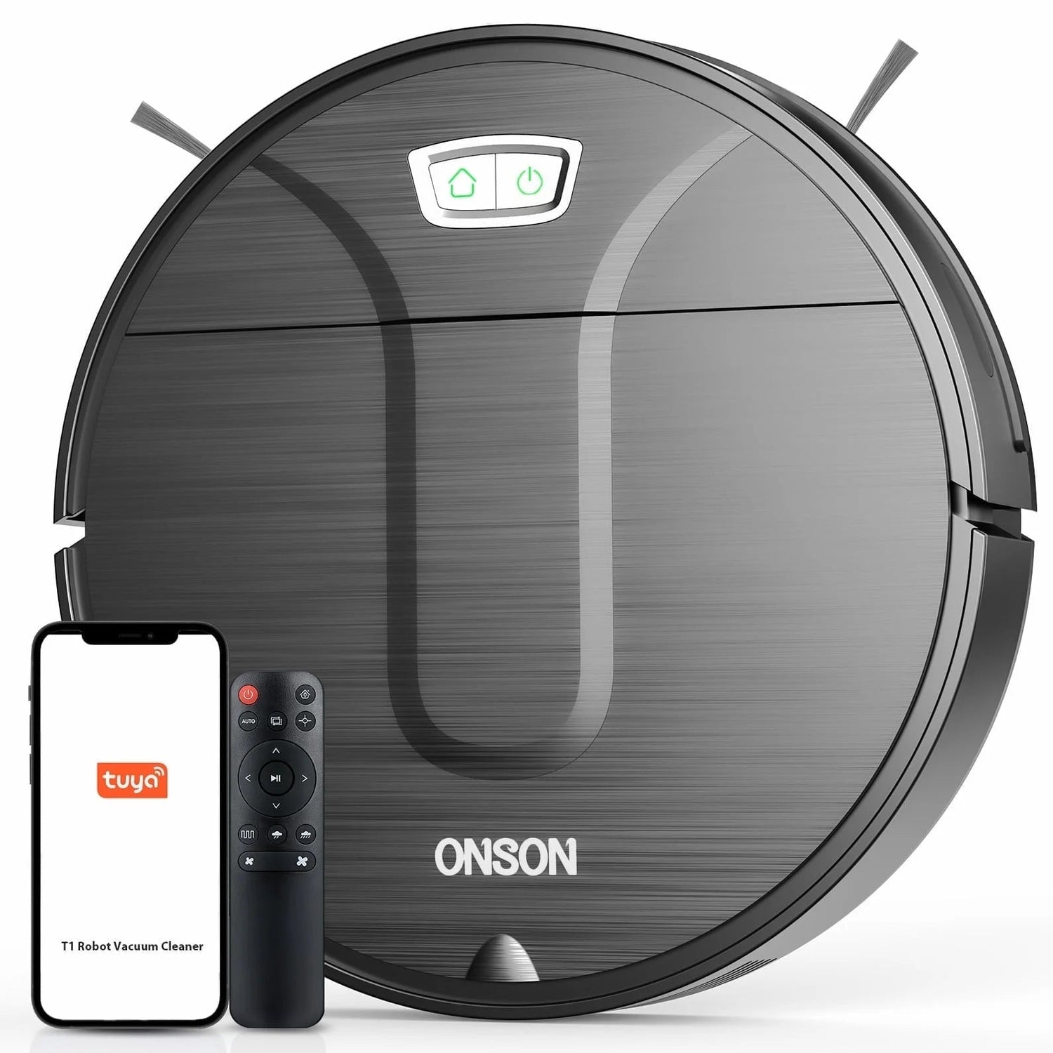 Robot Vacuum Cleaner, 3500Pa Vacuum Cleaner with Schedule, App//Wi-Fi/Alexa, Slim, Ideal for Hard Floor, Pet Hair